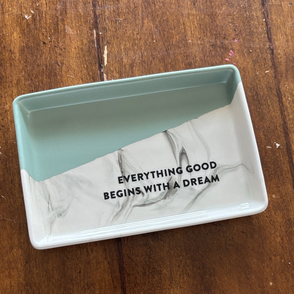 Demdaco Decorative Ceramic Tray